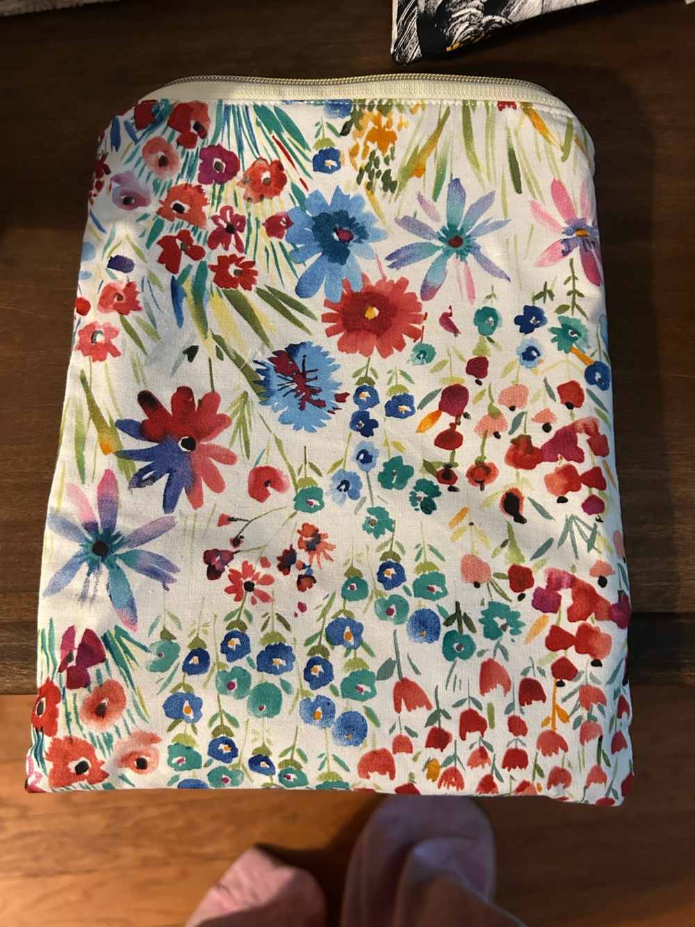 Floral Watercolor Print Fabric - Multicolor